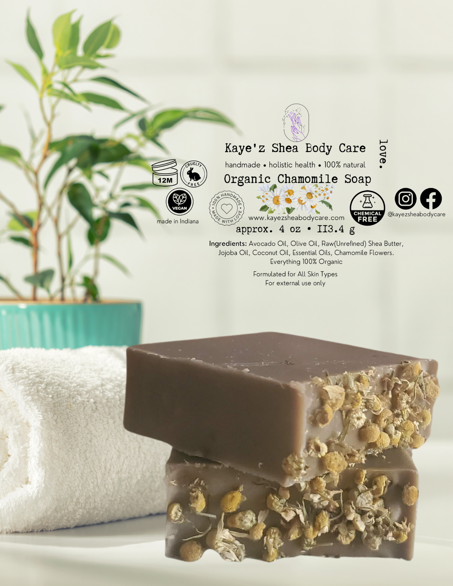 Organic Chamomile Soap