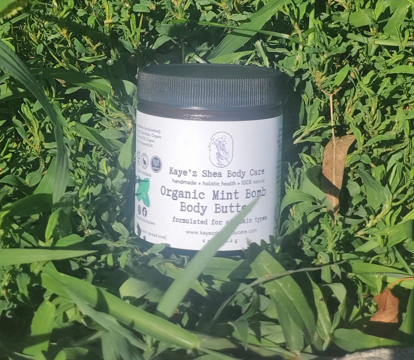 Organic Mint Bomb Body Butter