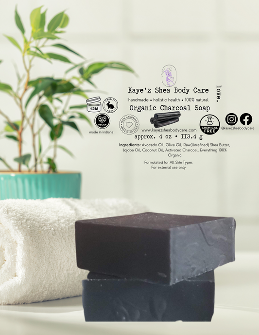 Organic Charcoal Soap