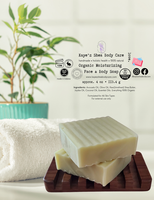 Organic Moisturizing Face and Body Soap