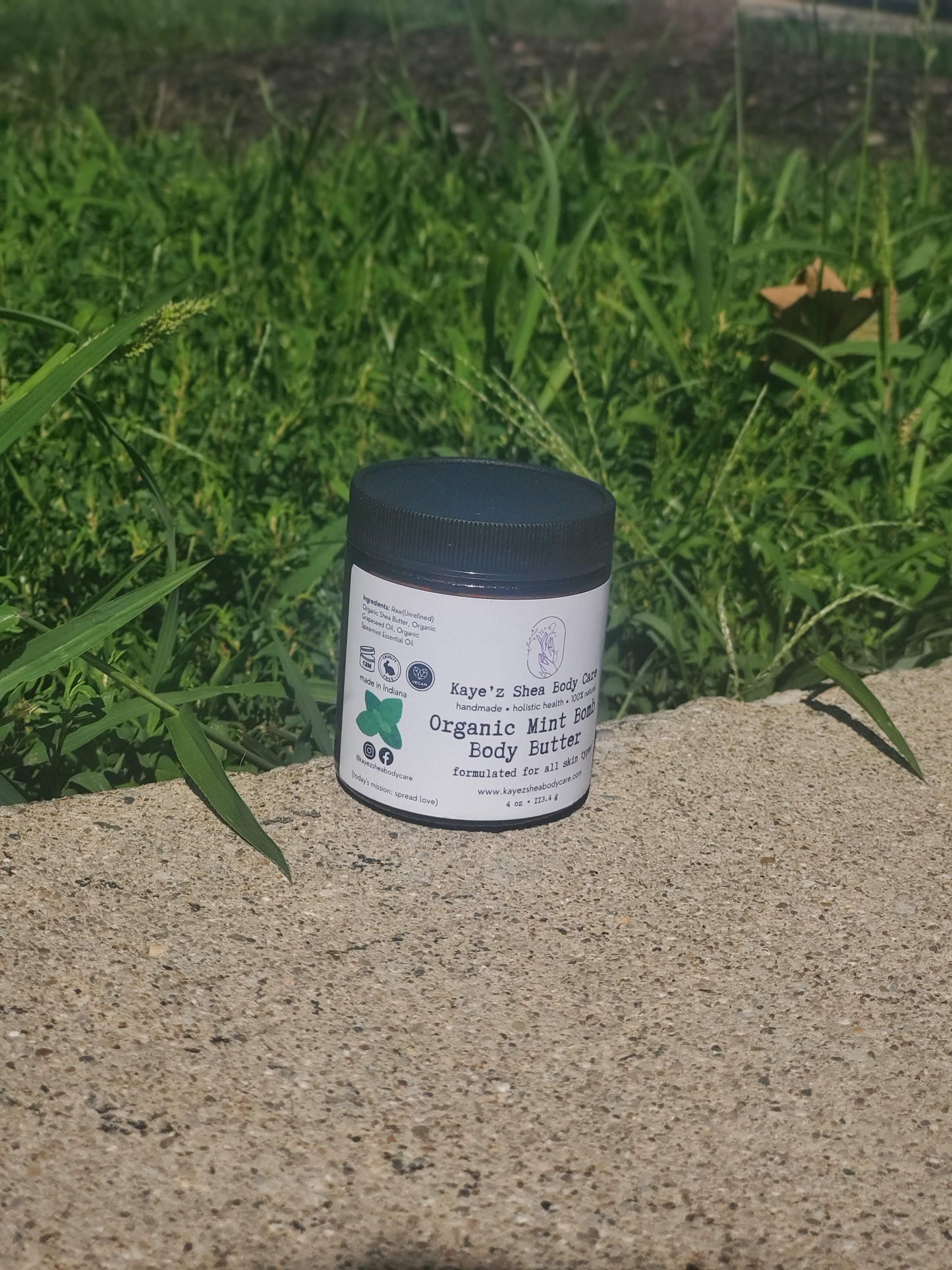 Organic Mint Bomb Body Butter